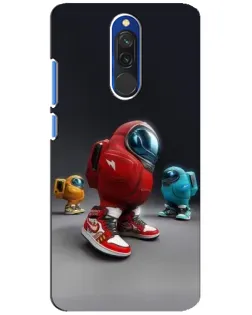 Чохол для Xiaomi Redmi 8 з картинкою «Among Us — 3D стиль»
