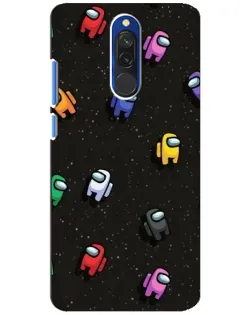 Чохол для Xiaomi Redmi 8 з картинкою «Космічний патерн Among Us»