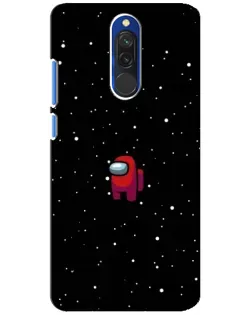 Чохол для Xiaomi Redmi 8 з картинкою «Червоний Among Us»