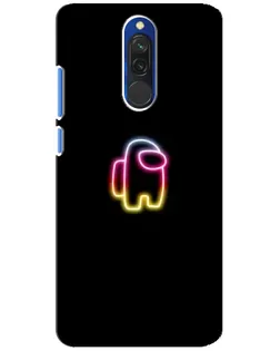 Чохол для Xiaomi Redmi 8 з картинкою «Among Us градієнт»