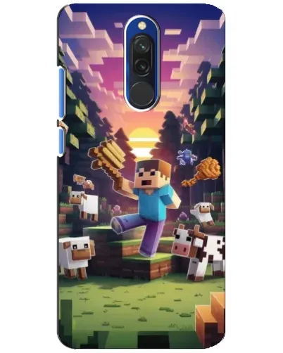 Чохол для Xiaomi Redmi 8 з картинкою «Стів на фермі» Чохол для Xiaomi Redmi 8 з картинкою «Стів на фермі»
