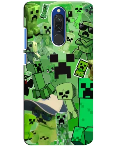 Чохол для Xiaomi Redmi 8 з картинкою «Кріпери Minecraft» Чохол для Xiaomi Redmi 8 з картинкою «Кріпери Minecraft»