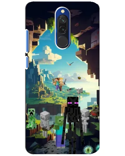 Чохол для Xiaomi Redmi 8 з картинкою «Ендермен у лісі» Чохол для Xiaomi Redmi 8 з картинкою «Ендермен у лісі»