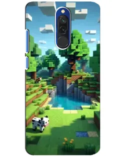 Чохол для Xiaomi Redmi 8 з картинкою «Minecraft літній день»