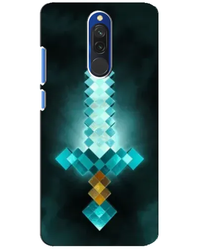 Чохол для Xiaomi Redmi 8 з картинкою «Алмазний меч неон» Чохол для Xiaomi Redmi 8 з картинкою «Алмазний меч неон»