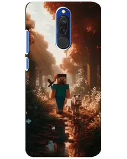 Чохол для Xiaomi Redmi 8 з картинкою «Стів у лісі»