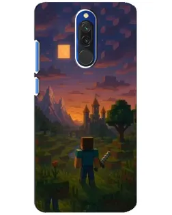 Чохол для Xiaomi Redmi 8 з картинкою «Стів біля вежі»