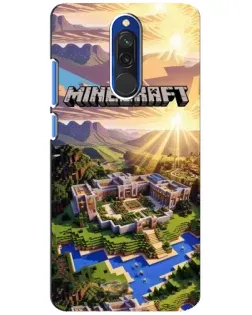 Чохол для Xiaomi Redmi 8 з картинкою «Minecraft панорама»