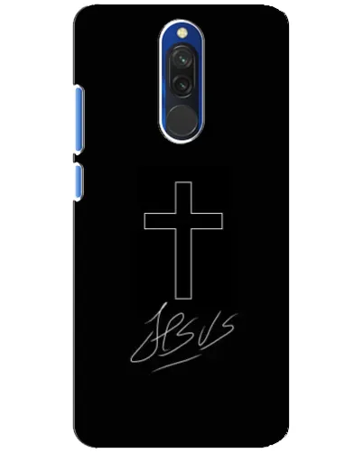 Чехол для Xiaomi Redmi 8 с картинкой «Графический крест Jesus» Чехол для Xiaomi Redmi 8 с картинкой «Графический крест Jesus»