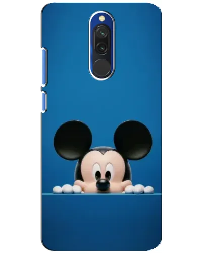 Чехол для Xiaomi Redmi 8 с картинкой «Микки выглядывает»