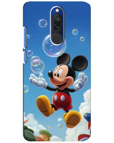 Чехол для Xiaomi Redmi 8 с картинкой «Mickey и мыльные пузыри»
