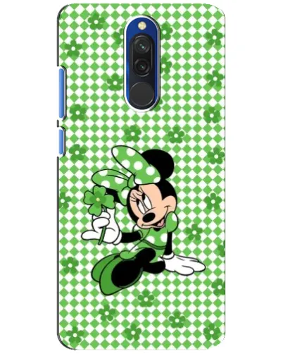 Чехол для Xiaomi Redmi 8 с картинкой «Mickey в клетку»