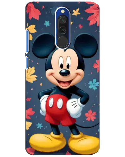 Чехол для Xiaomi Redmi 8 с картинкой «Осенний Mickey Mouse»