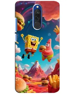 Чохол для Xiaomi Redmi 8 з картинкою «Космічний фастфуд»