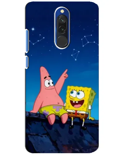 Чохол для Xiaomi Redmi 8 з картинкою «Губка Боб та Патрік вночі» Чохол для Xiaomi Redmi 8 з картинкою «Губка Боб та Патрік вночі»