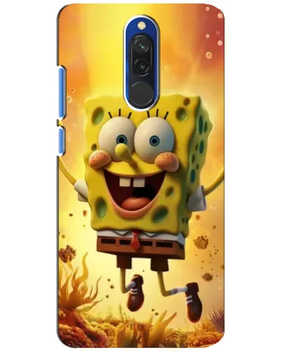 Чохол для Xiaomi Redmi 8 з картинкою «Губка Боб стрибає» Чохол для Xiaomi Redmi 8 з картинкою «Губка Боб стрибає»