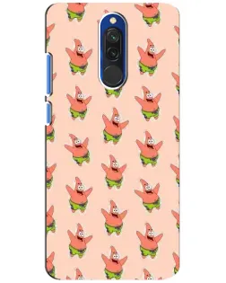Чохол для Xiaomi Redmi 8 з картинкою «Патрік Стар паттерн»