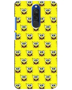 Чохол для Xiaomi Redmi 8 з картинкою «Паттерн Губка Боб»