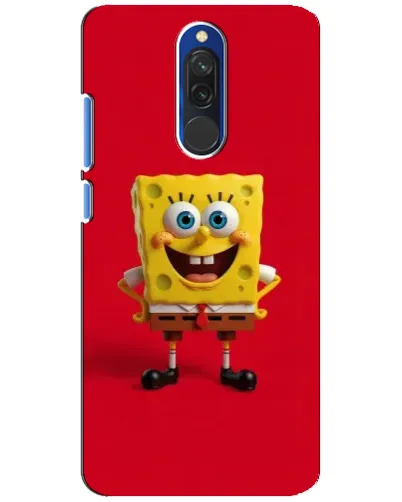Чохол для Xiaomi Redmi 8 з картинкою «Спанч Боб на червоному» Чохол для Xiaomi Redmi 8 з картинкою «Спанч Боб на червоному»