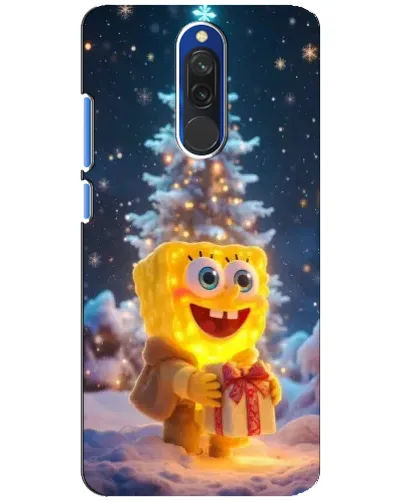 Чохол для Xiaomi Redmi 8 з картинкою «Різдвяний Спанч Боб» Чохол для Xiaomi Redmi 8 з картинкою «Різдвяний Спанч Боб»