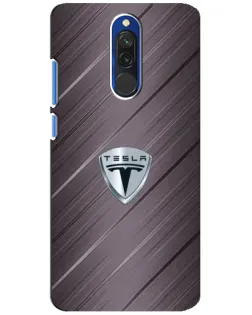 Чехол для Xiaomi Redmi 8 с картинкой «Металлическая текстура Tesla» Чехол для Xiaomi Redmi 8 с картинкой «Металлическая текстура Tesla»