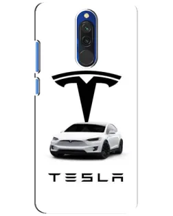 Чехол для Xiaomi Redmi 8 с картинкой «Tesla White Style» Чехол для Xiaomi Redmi 8 с картинкой «Tesla White Style»
