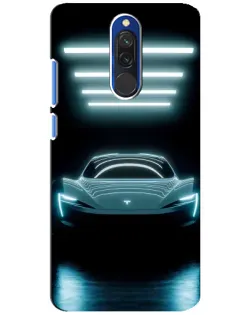 Чехол для Xiaomi Redmi 8 с картинкой «Tesla в неоне» Чехол для Xiaomi Redmi 8 с картинкой «Tesla в неоне»