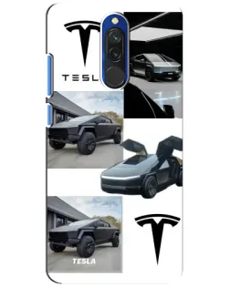 Чехол для Xiaomi Redmi 8 с картинкой «Коллаж Cybertruck Tesla» Чехол для Xiaomi Redmi 8 с картинкой «Коллаж Cybertruck Tesla»