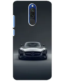 Чохол для Xiaomi Redmi 8 з картинкою «Mercedes на чорному»