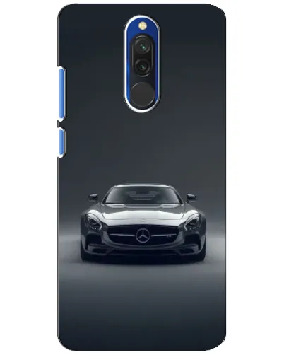 Чохол для Xiaomi Redmi 8 з картинкою «Mercedes на чорному»