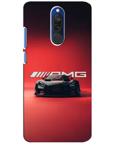 Чохол для Xiaomi Redmi 8 з картинкою «Mercedes AMG — червона лінія»