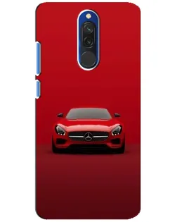 Чохол для Xiaomi Redmi 8 з картинкою «Червоний Mercedes AMG»