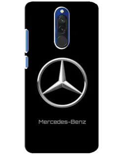 Чохол для Xiaomi Redmi 8 з картинкою «Mercedes Silver Logo»