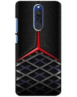 Чохол для Xiaomi Redmi 8 з картинкою «Mercedes Carbon Grid»