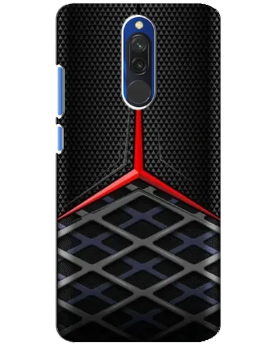 Чохол для Xiaomi Redmi 8 з картинкою «Mercedes Carbon Grid»