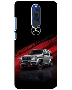 Чохол для Xiaomi Redmi 8 з картинкою «Mercedes G-Class червоний»