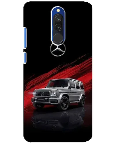Чохол для Xiaomi Redmi 8 з картинкою «Mercedes G-Class червоний»