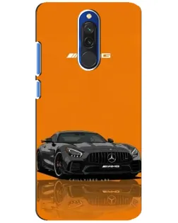 Чохол для Xiaomi Redmi 8 з картинкою «Помаранчевий Mercedes AMG»