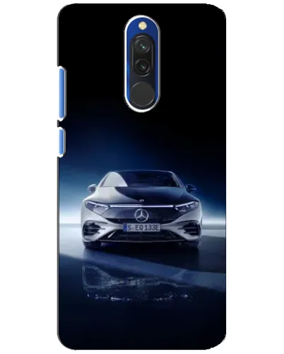 Чохол для Xiaomi Redmi 8 з картинкою «Нічний Mercedes EQ»