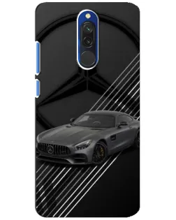 Чохол для Xiaomi Redmi 8 з картинкою «Mercedes AMG — графіка»