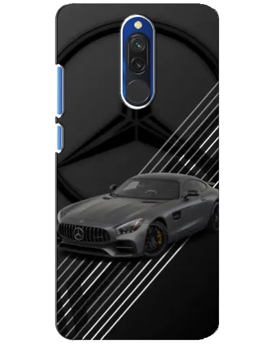 Чохол для Xiaomi Redmi 8 з картинкою «Mercedes AMG — графіка»