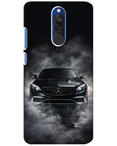 Чохол для Xiaomi Redmi 8 з картинкою «Mercedes у диму»