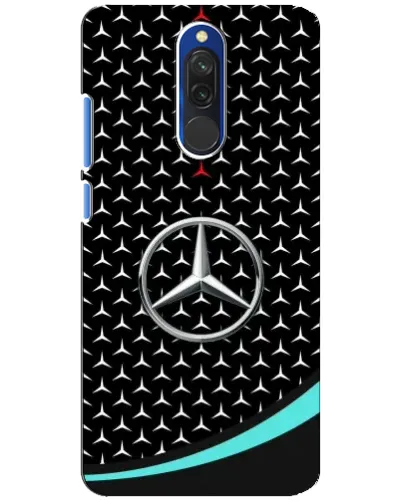 Чохол для Xiaomi Redmi 8 з картинкою «Mercedes — бірюзовий акцент»