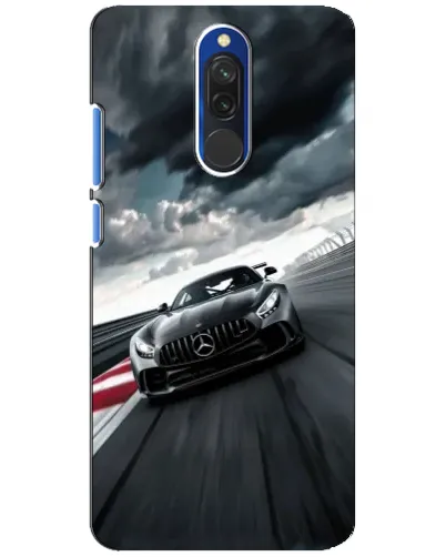 Чохол для Xiaomi Redmi 8 з картинкою «Гоночний Mercedes AMG»
