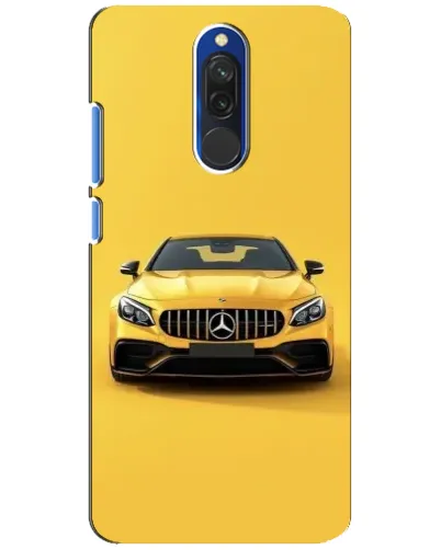 Чохол для Xiaomi Redmi 8 з картинкою «Жовтий Mercedes GT»