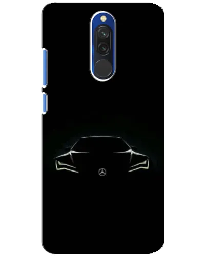 Чехол для Xiaomi Redmi 8 с картинкой «Mercedes — силуэт авто» Чехол для Xiaomi Redmi 8 с картинкой «Mercedes — силуэт авто»