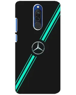 Чехол для Xiaomi Redmi 8 с картинкой «Спортивные линии Mercedes» Чехол для Xiaomi Redmi 8 с картинкой «Спортивные линии Mercedes»