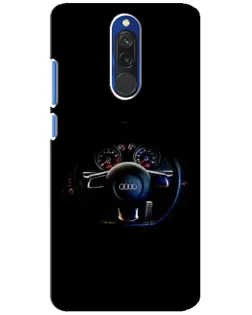 Чохол для Xiaomi Redmi 8 з картинкою «Салон Audi — кермо»