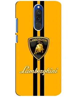 Чохол для Xiaomi Redmi 8 з картинкою «Lamborghini Stripe жовтий»