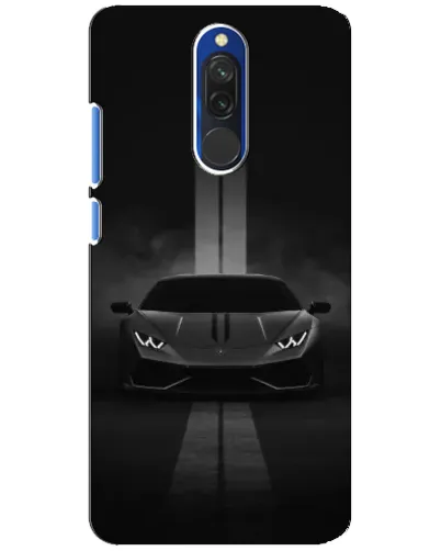 Чехол для Xiaomi Redmi 8 с картинкой «Lamborghini симметрия дорог»